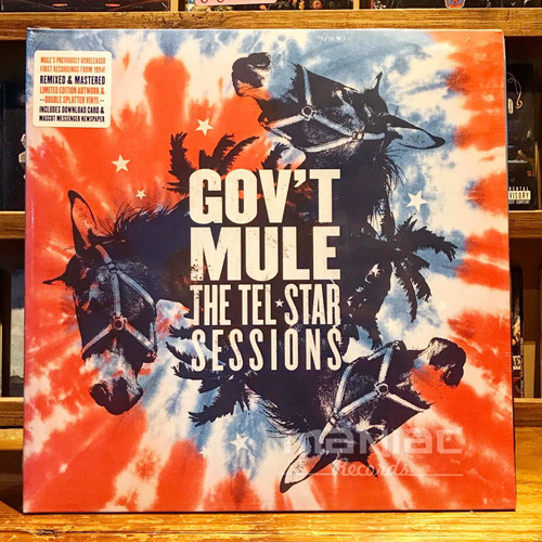 Gov't Mule Tel-star Sessions Edicion 2 Vinilos Color