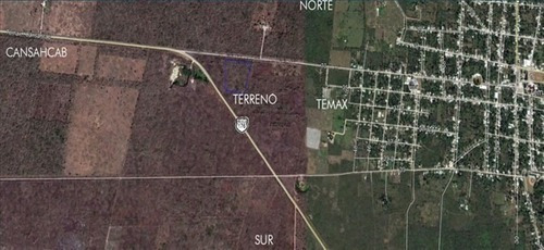 Imagen 1 de 2 de Terreno En Carretera Federal A Las Afueras De Temax