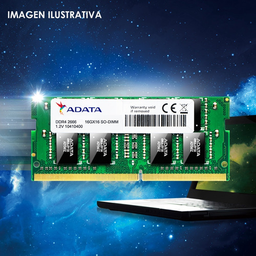 Imagen 6 de 6 de Memoria Ram Ddr4 8gb 2666mhz Adata Premier Laptop