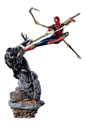 Iron Spider Vs Outrider - Avengers Endgame 1:10 Iron Studios