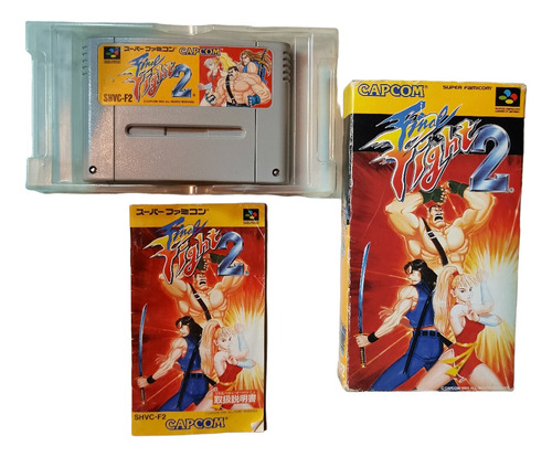 Final Fight 2 Japonés Con Manual Y Caja Super Famicom Snes
