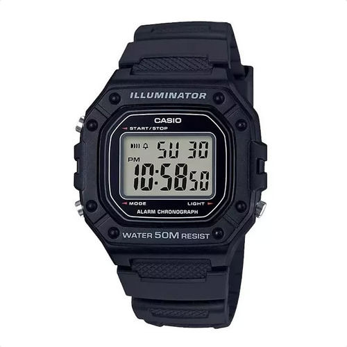 Reloj Casio Digital W218h Alarma Calendario Cronometro