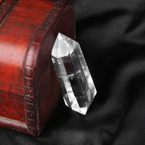 Conjunto De Joyas Natural Puntas De Cristal Doble