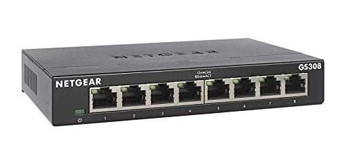 Switch Netgear 8 Puertos Gigabit Ethernet Divisor Oficinas