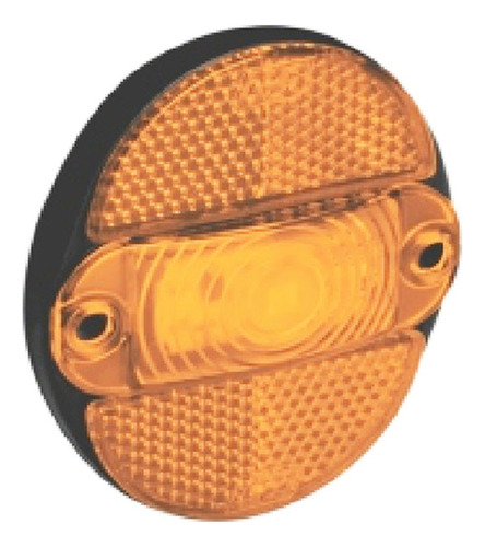 Lanterna Lateral C/ Led C/ Refletor Amarelo Gf7117am