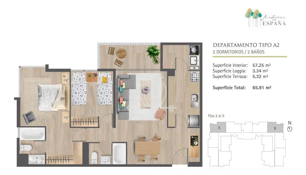 Imagen 5 de 12 de Vende Hermoso Departamento En San Vicente