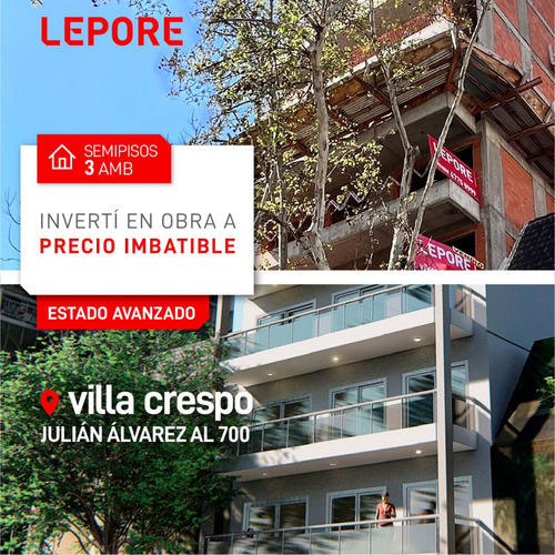 Departamento En Venta En Villa Crespo