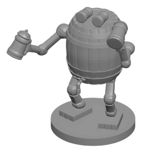 Miniaturas Dnd: Beer Barrel Golem
