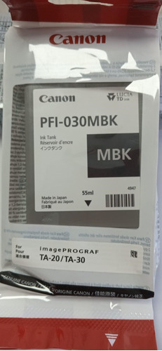 Tinta Canon Pfi-030 Mbk