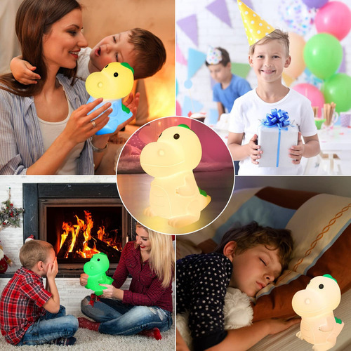 Bonita Luz Nocturna Para Bebés Y Niños Pequeños, Luz De Dino
