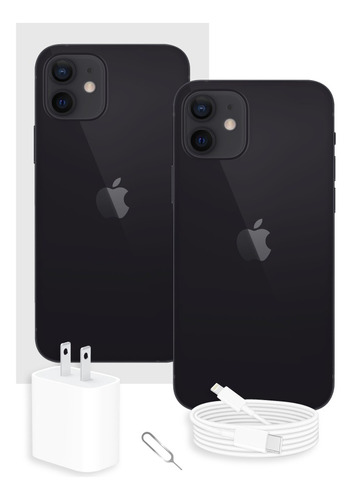 Apple iPhone 12 Mini 128  Gb Negro Con Caja Original (Reacondicionado)