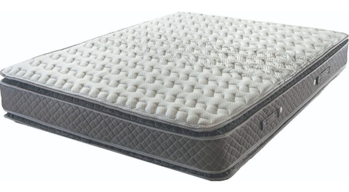 Imagen 2 de 4 de Colchón King de resortes Cannon Resortes Doral Pillow Top gris y negro - 200cm x 200cm x 33cm con doble pillow top