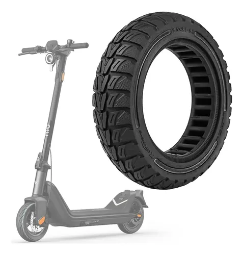 VOLOHAS 9,5 X 2,5 – 6,1 - Neumáticos Sólidos De Goma Maciza De 9,5 Pulgadas Para NIU KQi3 Sport/Pro/Max Scooter Eléctrico Delantero O Trasero, Neumáticos De Repuesto Macizos De Panal De Abeja