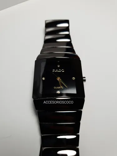 Increíble Reloj Rado Tipo Cerámica Negro Negro Negro Negro | Meses sin ...