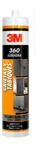 Sellador Acrilico 3m Grietas Y Tabiques 360 Blanco 300ml