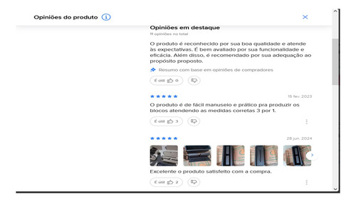 Forma Para Blocos De Cimento Concreto De 15 Envio 24h Úteis