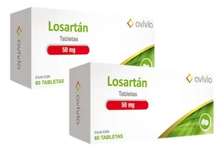 Avivia Losartan 50 Mg 2 Cajas De 60 Tabletas C/u