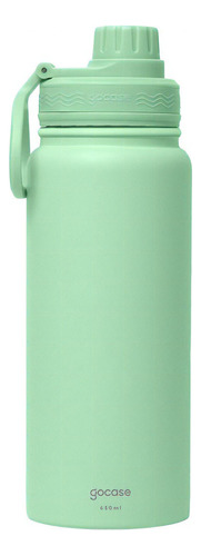 Garrafa Térmica De Água Gocase Fresh Aço Inoxidável - 650ml Cor Verde