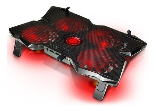 Base Para Notebook Gamer Con 4 Cooler Noga Ng-cool30 Led Usb