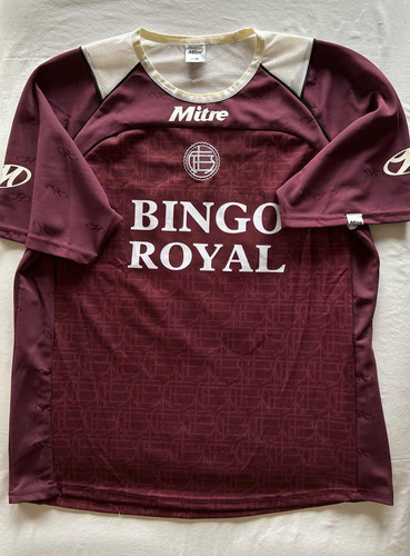 Camiseta Fútbol Lanus Mitre. Talle Xl