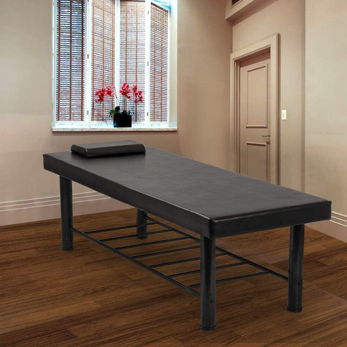 Mesa De Masaje Estacionaria Cama De Masaje Ancha Resistente