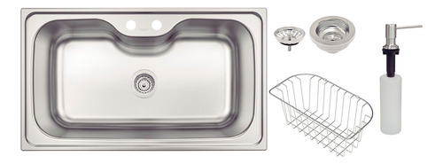 Bacha con recubrimiento de acero inoxidable Maxi+ACS de Tramontina Morgana