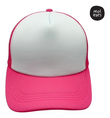 Imagen 2 de 6 de Gorra Trucker Camionera Lisa Sublimable Calidad Premium