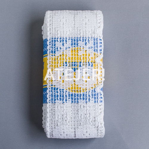Imagen 1 de 6 de Puntilla Algodón Fb Art 823 De 95mm Por 10 Metros