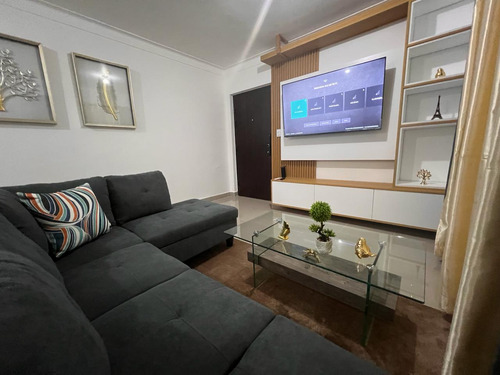 Apartamento Amueblado, Residencial Mediterraneo Santiago.