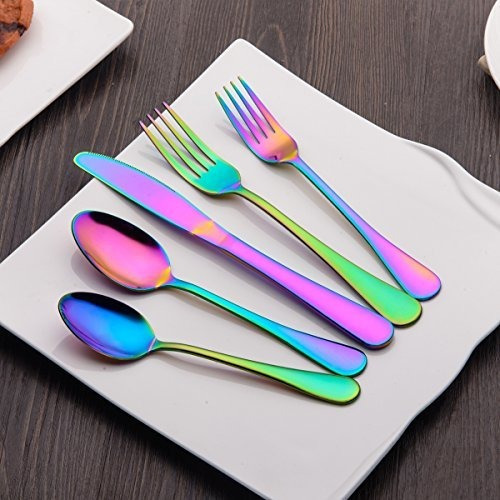 Berglander Cubiertos Set 20 Piezas De Acero Inoxidable Con T