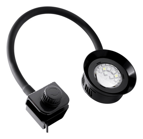 Luminária 30w Aquário Marinho Corais Suporte Clip Articulado Luzes 4 Brancos / 6 Azul Royal / 21 Azul Gelo / 4 Uv Roxo / 1 Verde Bivolt