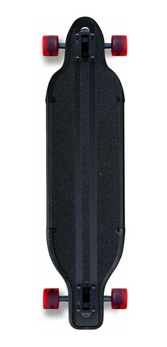 Longboard Aluminio Dorado Negro Solo Tabla Larga Completa