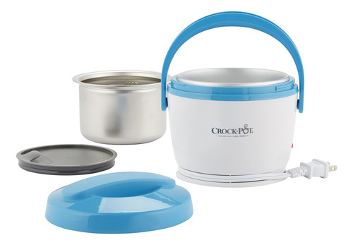 Calentador De Alimentos, Olla De Barro, Para Almuerzos, Azul