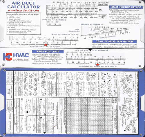 Calculadora De Dimensionamiento De Conductos De Aire