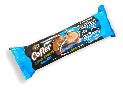Cofler Choco-cookies Bañadas 132,8g   +barata La Golosineria