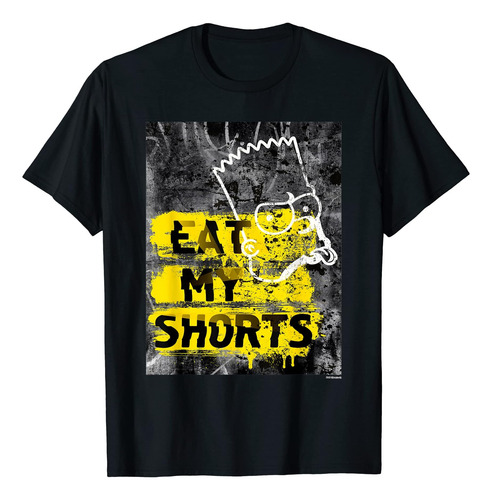 Los Simpson Bart Simpson Come Mis Pantalones Cortos Graffiti