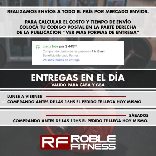 Barra Maciza 150 Cm Cromada Con Topes A Rosca Pesas Fitness