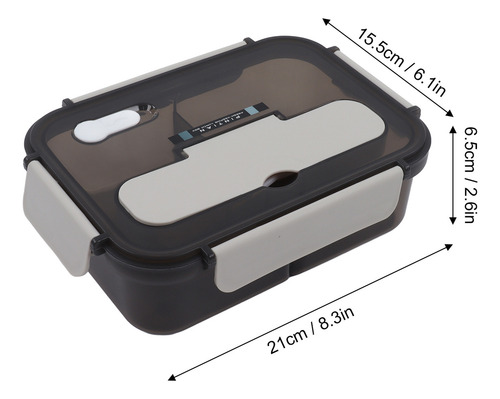 Cajas Con 2 Compartimentos Para Almuerzos De Gran Capacidad.