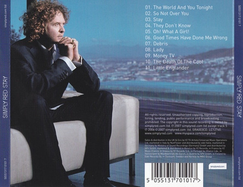 Simply Red Stay Cd Nuevo Musicovinyl