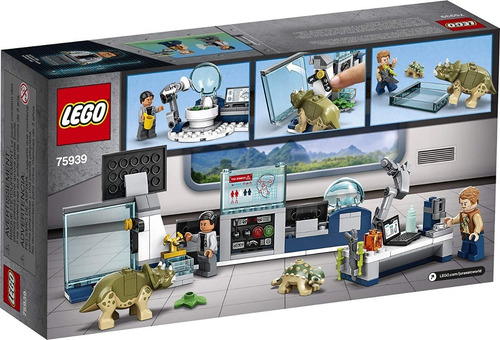 Lego Jurassic World 75939 Laboratorio Del Dr. Wu 164 Pzs