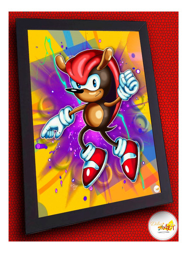 Imagen 5 de 6 de Cuadros De Sonic The Hegdehog - Dibujart
