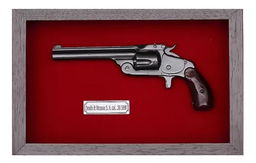 Quadro Arma Revolver Smith E Wesson 19 Calibre 357 Magnum