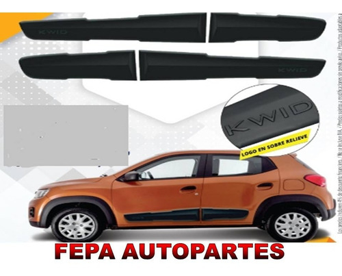 Kit Molduras Bagueta De Puerta Outsider Renault Kwid 18 / 19