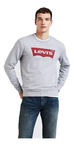Sudadera Levis Cuello Redondo Hombre Casual Algod n Original