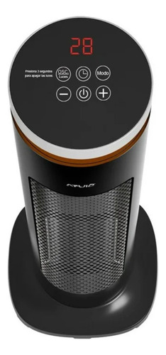 Calefactor De Torre Eléctrico 60 Cm Con Luz Ambiental 1500w