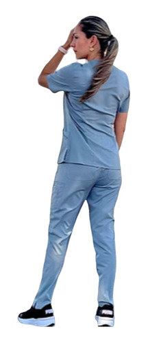 Uniforme Medico Pijama Medica Mujer Antifluidos Stretch 