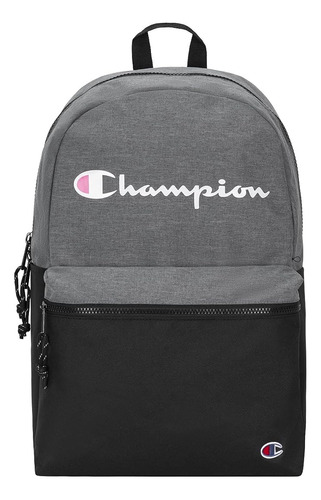 Mochila Champion Momentum Cv21471030 Color Gris Original!