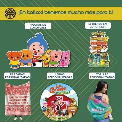 Figuras Winnie Pooh Bebé Base Rígida Kit 7 Pzas Coroplast