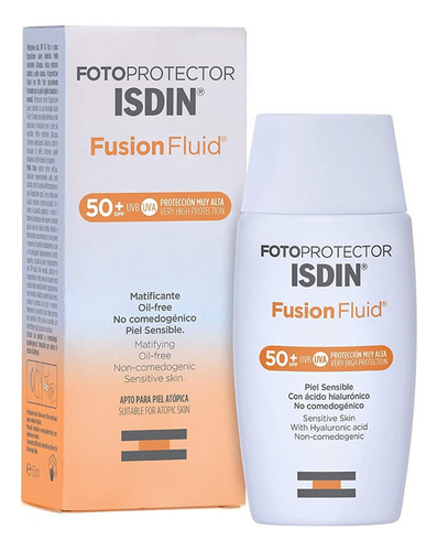 Fotoprotector Fusion Fluid Spf50+ Isdin 50 Ml