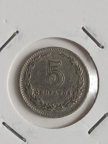 Argentina 1924. Moneda De 5 Centavos Cuproniquel. Mb. Mira!!